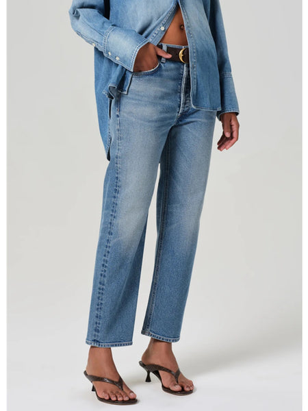 Citizens Of Humanity Defina Wide Leg Straight Jean Elsinore