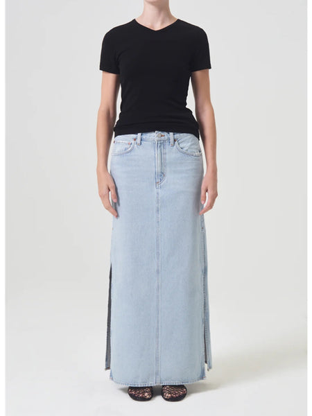 AGOLDE Astrid Slice Skirt In Fragment