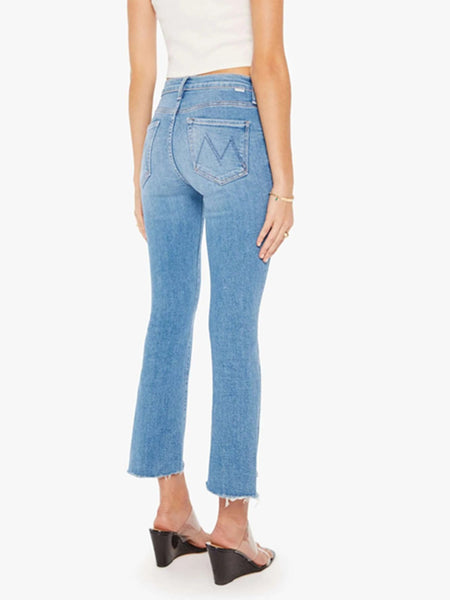 MOTHER Denim The Insider Crop Step Fray In Out Of The Blue – Evoluxxy