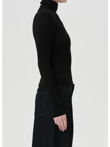 AGOLDE Pascale Turtleneck Black