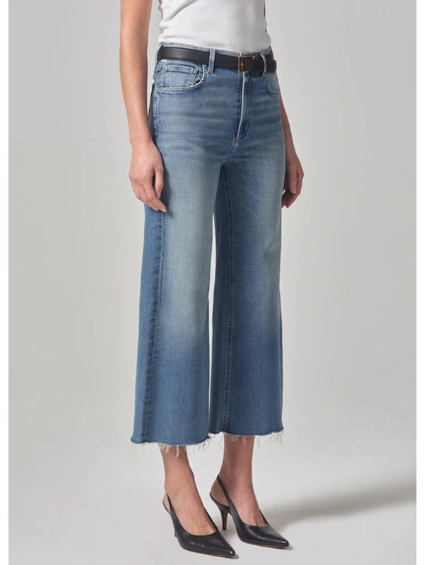 Citizens Of Humanity Lyra Crop Wide Leg In Abliss