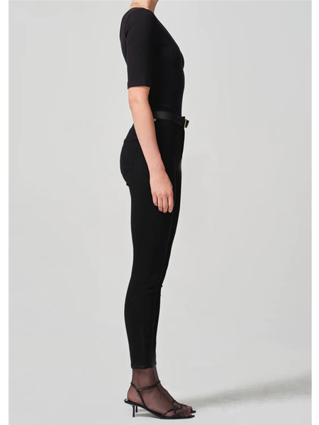 Citizens Of Humanity Bodycon Skinny In Plush Black