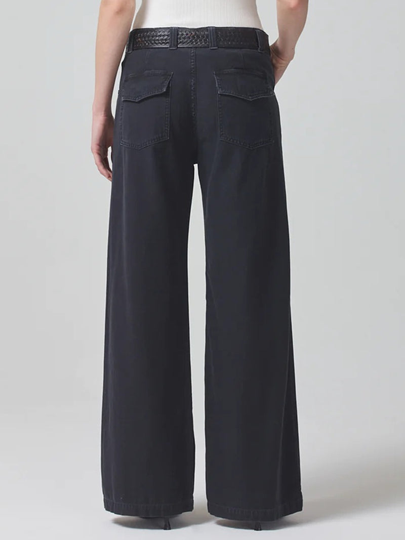 Citizens Of Humanity Paloma Utility Trouser In Washed Black