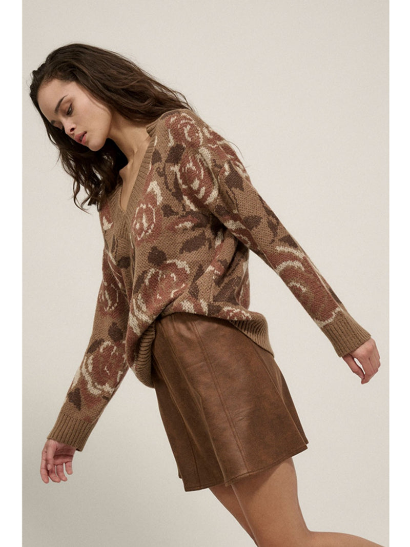 Promesa Liam Sweater In Taupe