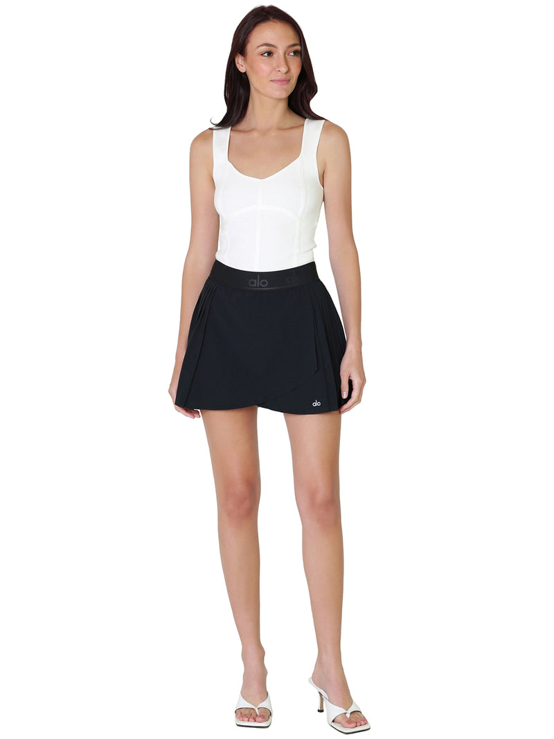 ALO Aces Tennis Skirt In Black