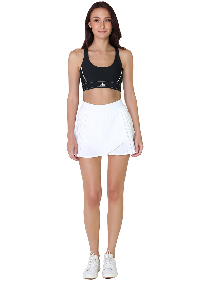 ALO Aces Tennis Skirt In White