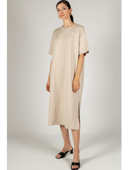 C.Pill Asher Tshirt Dress In Taupe