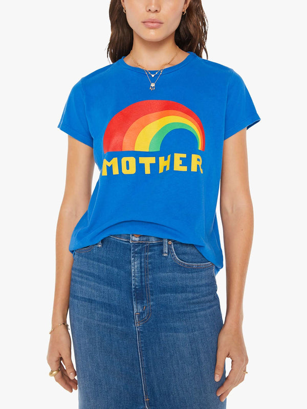 MOTHER Denim The Boxy Goodie Goodie In Mother Rainbow