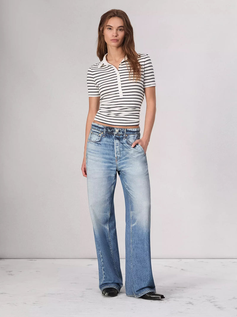 Rag and Bone Miramar Wide Leg Pant In Noosa