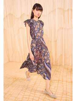 Ulla Johnson Asis Dress In Indigo
