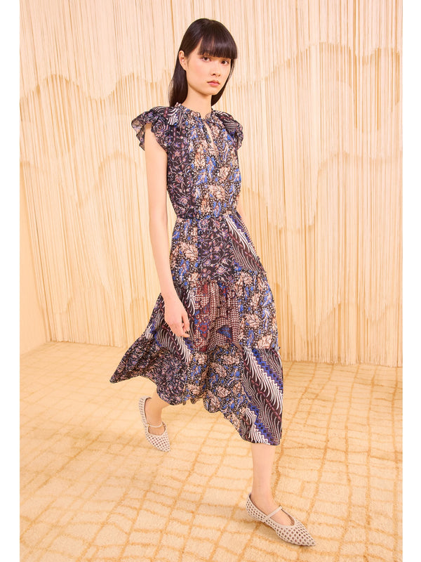 Ulla Johnson Asis Dress In Indigo