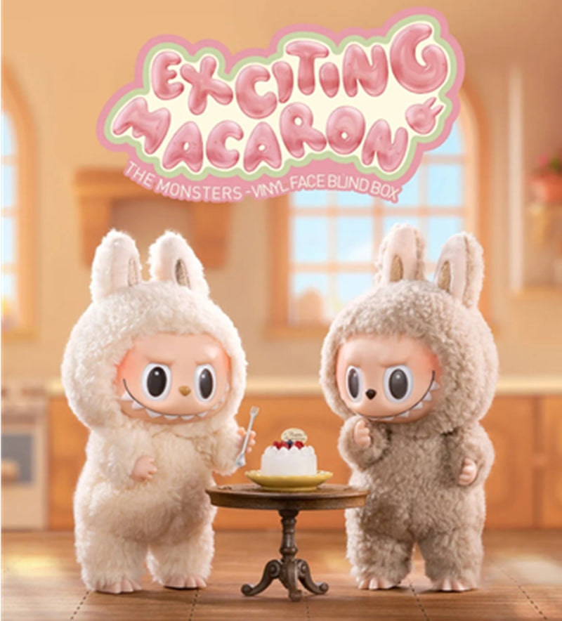 Pop Mart Labubu The Monsters Exciting Macaron Vinyl Face Blind Box