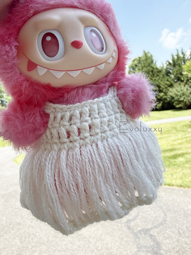 Pop Mart Labubu THE MONSTERS Summer Crochet Dress With Hats