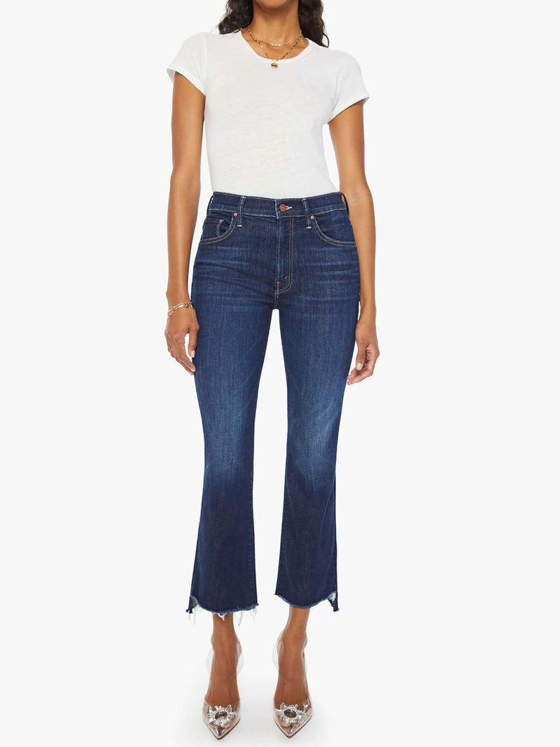 MOTHER Denim The Insider Crop Step Fray In Off Limits