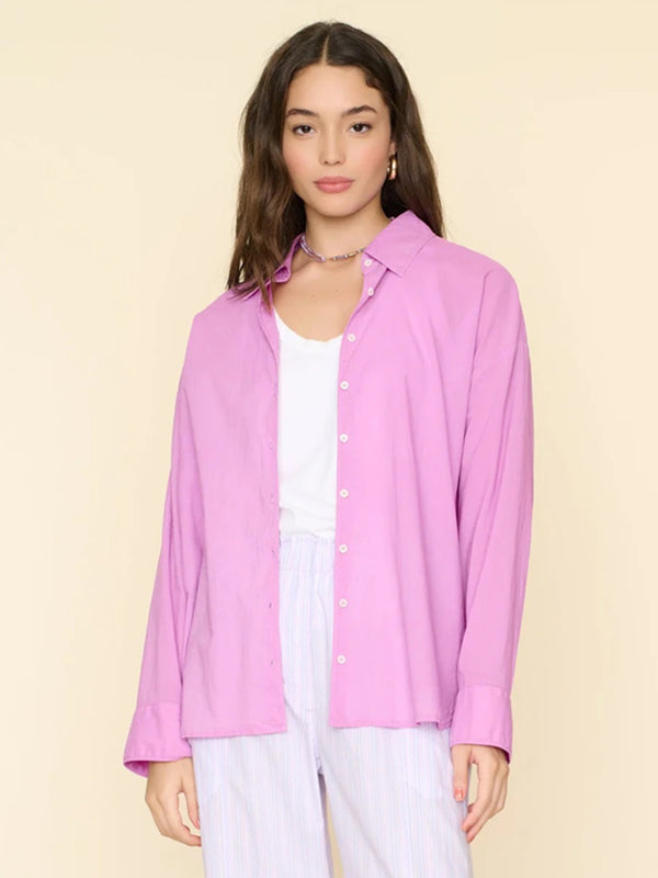 Xirena Berkley Shirt In Lavender Pink