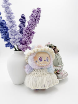 Pop Mart Labubu THE MONSTERS Summer Crochet Dress With Hats