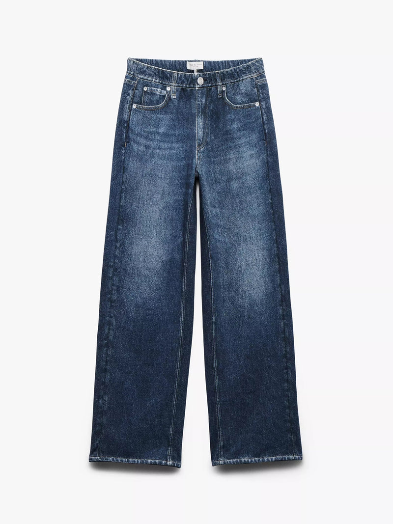 Rag & Bone Miramar Wide-Leg Pants In Petra