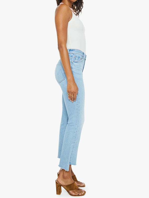 MOTHER Denim The Insider Crop Step Fray In Beaming