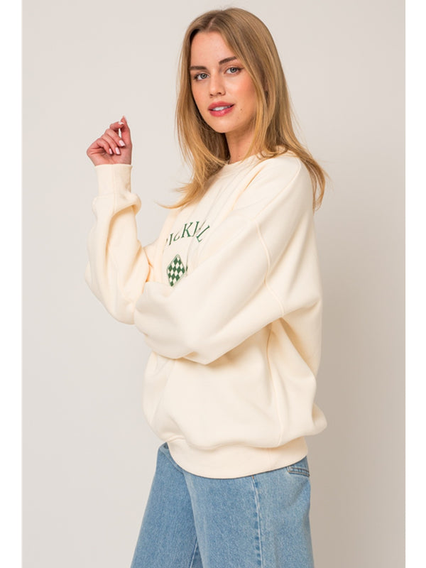 Gilli Pickleball Sweatshirt In Cream
