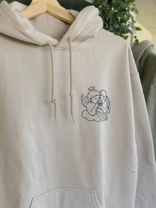 Adelaide's Fort Angels Roll the Dice Cruel Summer Taylor Swift Hoodie In Cream
