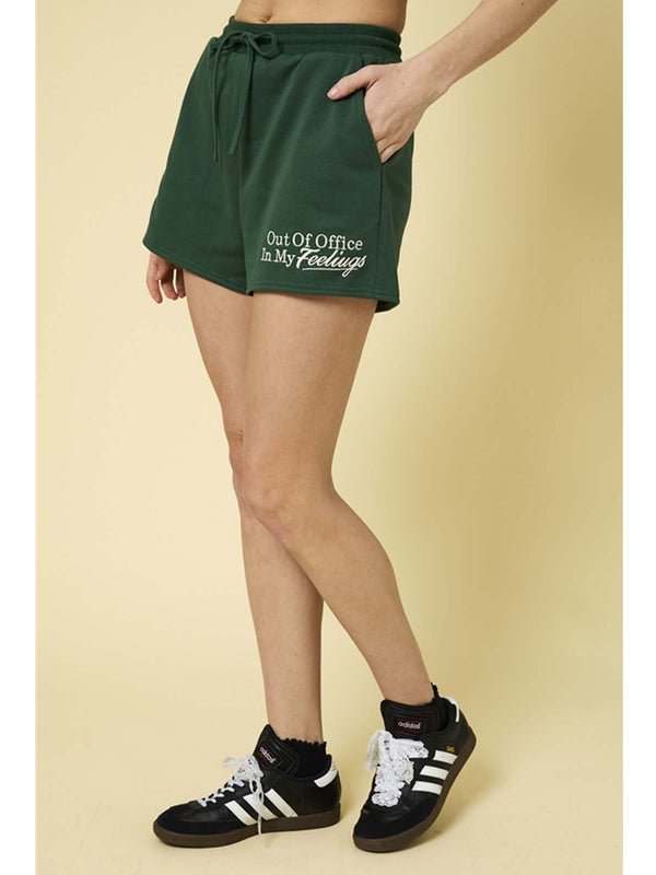 Gilli Zurich Out Of Office Sweat Short In Green