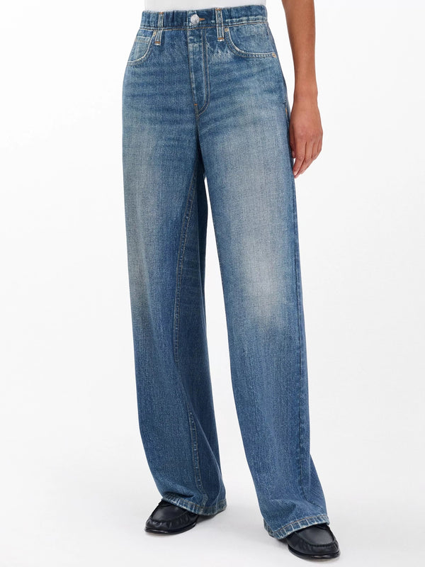 Rag and Bone Miramar Wide Leg Pant In Lenox
