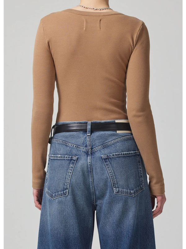 Citizens Of Humanity Adeline Top In Camel