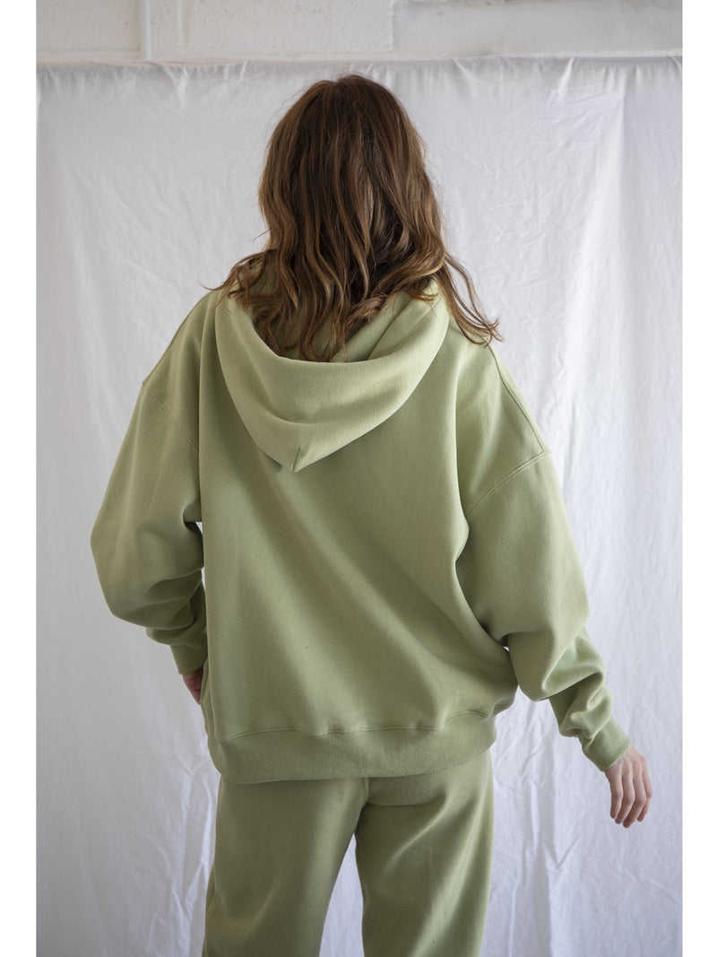 Things Between Smiley Hoodie In Matcha