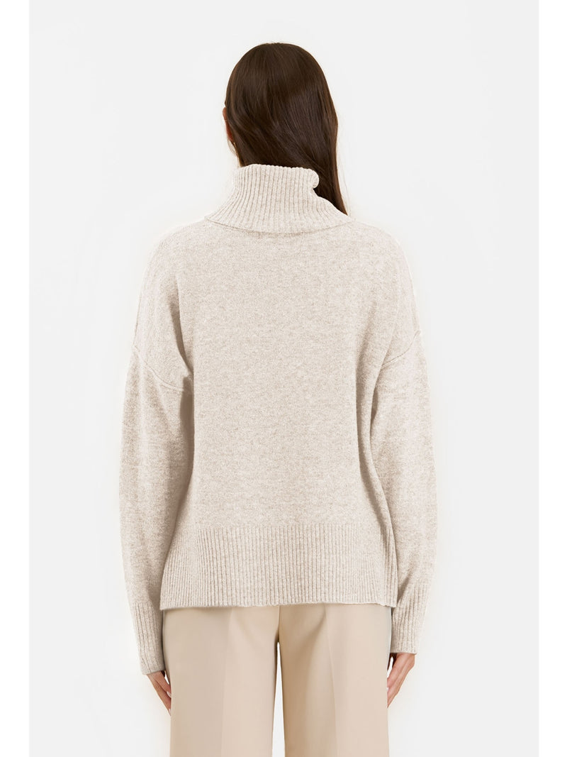 The Workshop Izzy Knit Top In Oatmeal