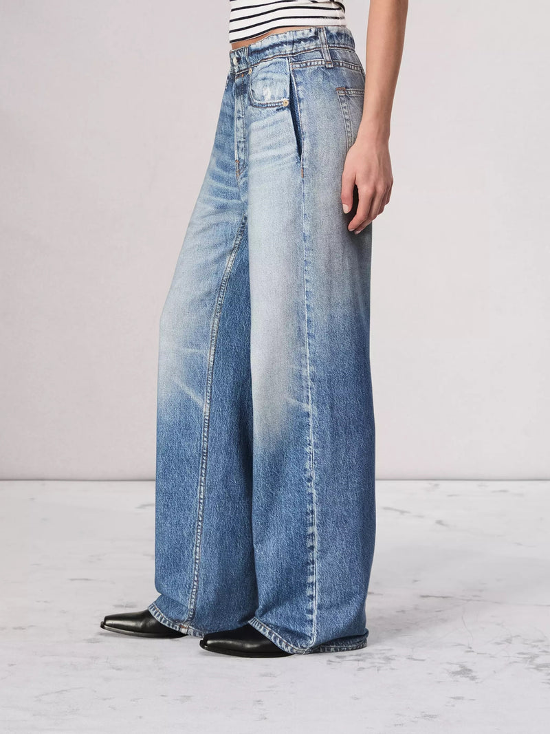 Rag and Bone Miramar Wide Leg Pant In Noosa