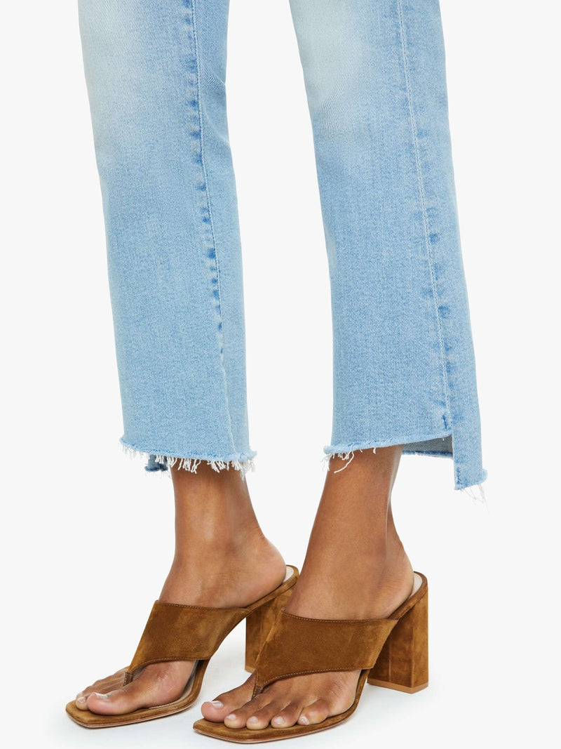 MOTHER Denim The Insider Crop Step Fray In Beaming