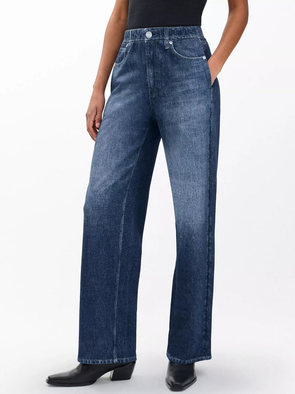 Rag & Bone Miramar Wide-Leg Pants In Petra