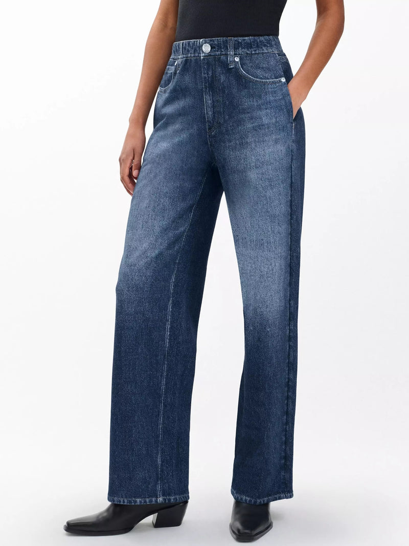 Rag & Bone Miramar Wide-Leg Pants In Petra