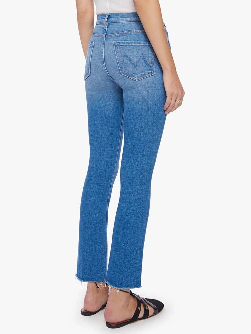 MOTHER Denim The Insider Ankle Fray In Eager Beaver
