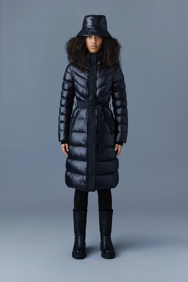 Mackage CORALIA Down Coat With Hood in Black