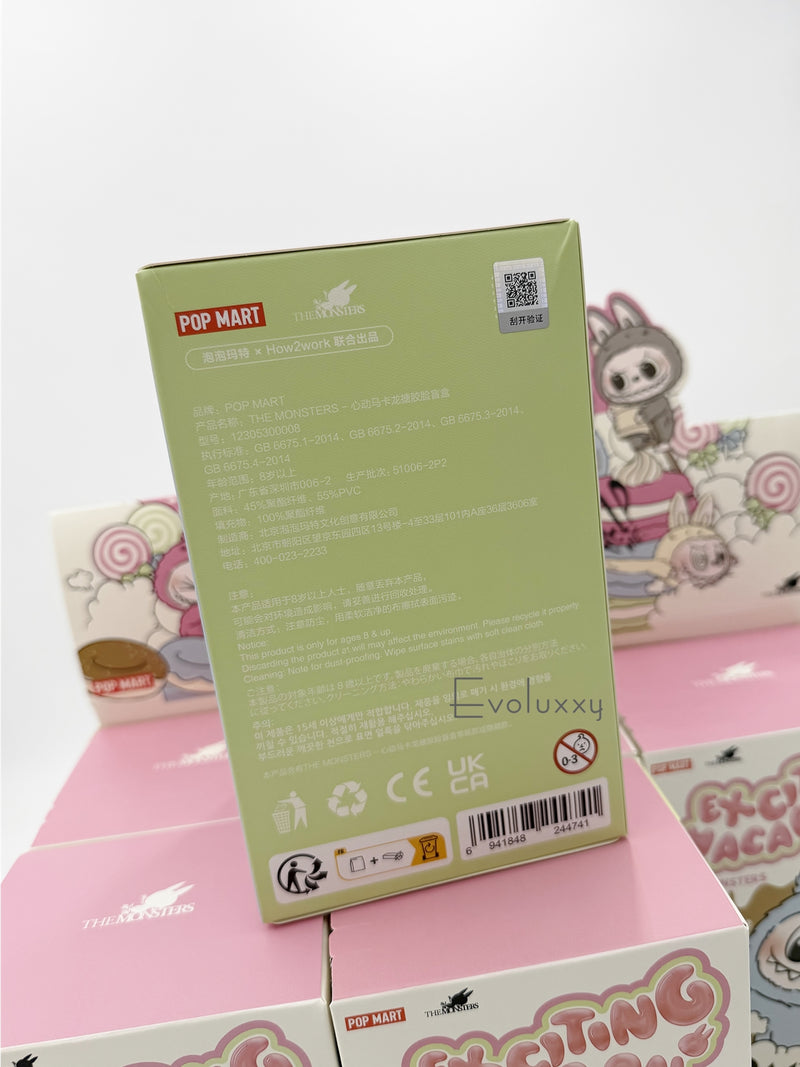 Pop Mart Labubu The Monsters Exciting Macaron Vinyl Face Blind Box