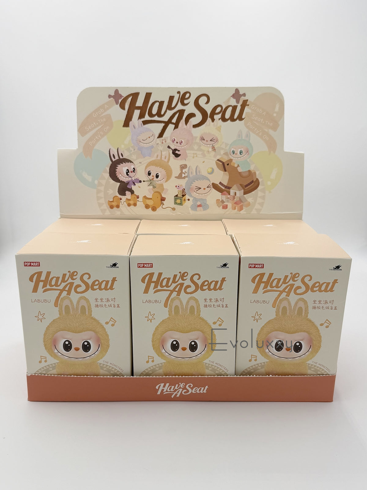 アイドル LABUBU THE MONSTERS Have A Seat3box THE MONSTERS - Have a Seat Vinyl Plush Blind Box | Blind