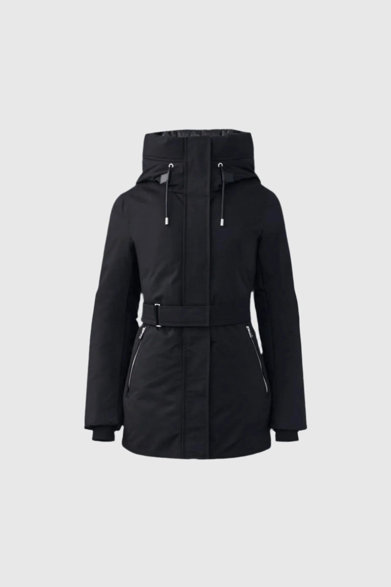 Mackage JENI-NF 2-in-1 down parka with removable bib in Black
