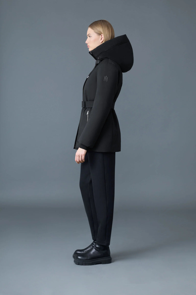 Mackage JENI-NF 2-in-1 down parka with removable bib in Black