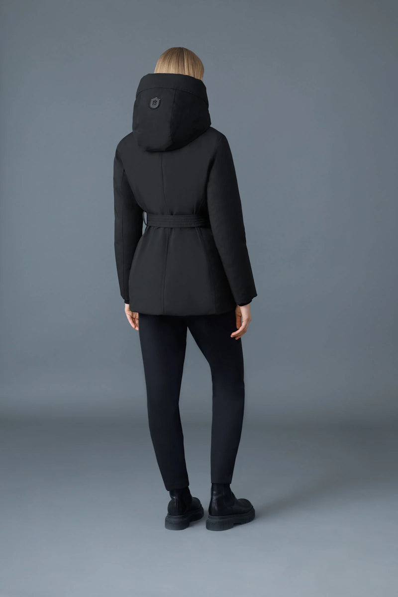 Mackage JENI-NF 2-in-1 down parka with removable bib in Black