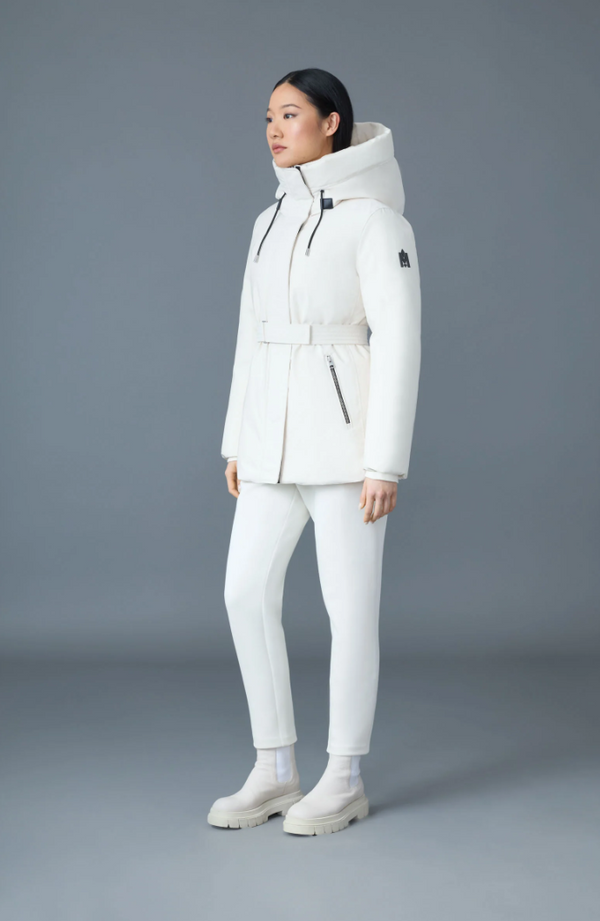 Mackage JENI-NF 2-in-1 down parka with removable bib in Cream