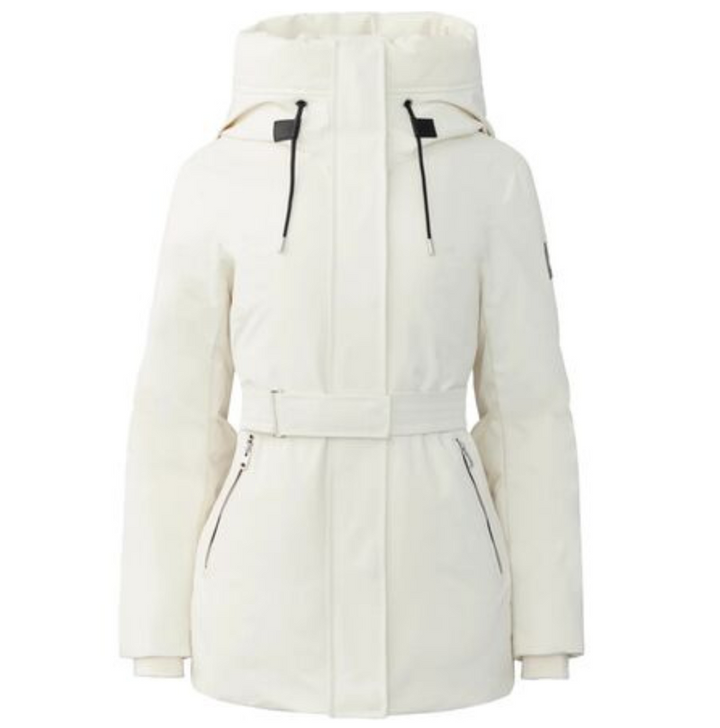 Mackage JENI-NF 2-in-1 down parka with removable bib in Cream