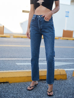 AGOLDE The 90's Pinch Waist High Rise Jean In Portrait