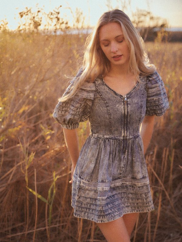 Sea New York Dylan Mini Dress In Blue