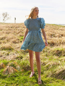 Sea Ida Puff Sleeve Dress In Apple – Evoluxxy