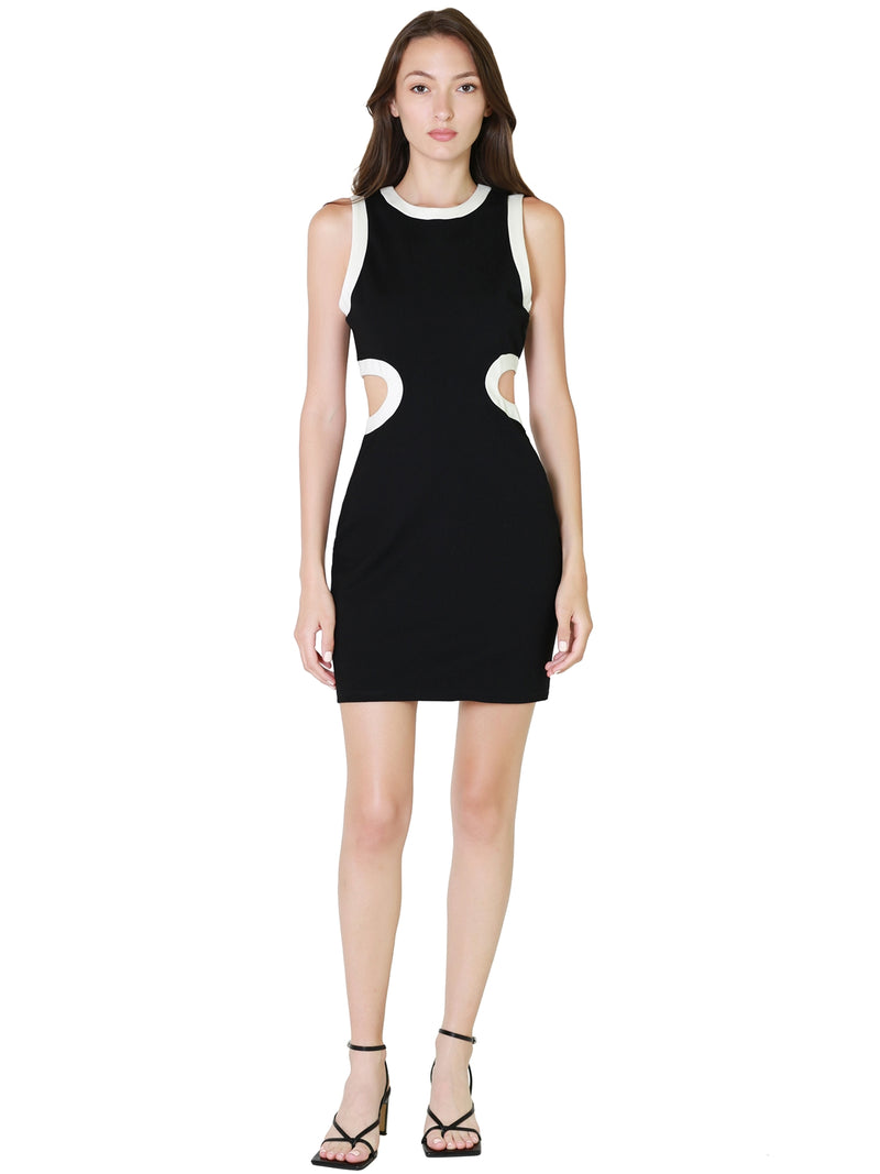 STAUD Mini Dolce Dress In Black