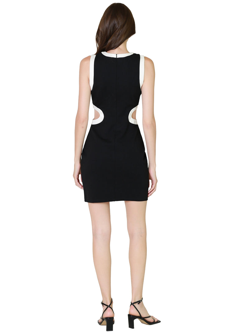 STAUD Mini Dolce Dress In Black