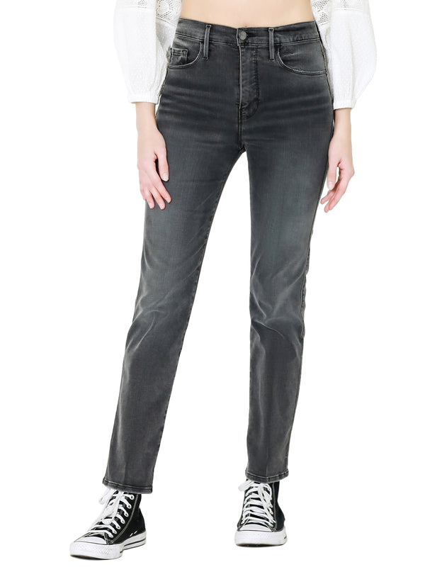 Frame Le Sylvie Slender Straight Jeans In Octavia Drive