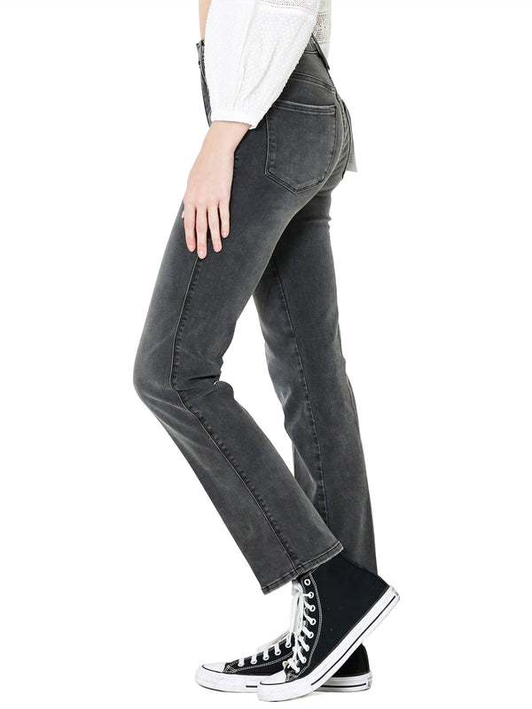 Frame Le Sylvie Slender Straight Jeans In Octavia Drive