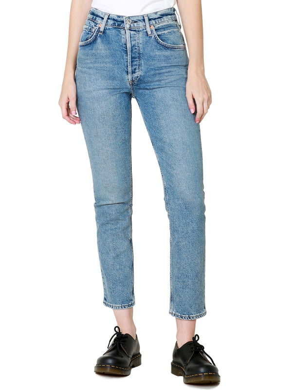 Citizens Of Humanity Jolene High Rise Straight Jean In Mirja